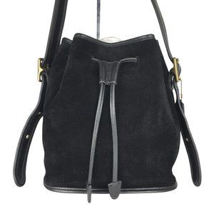 Vintage Coach Suede Berkeley Bucket Bag